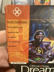 Sega Dreamcast Game Lot Bundle NFL NBA Web Demo Tremor Pak