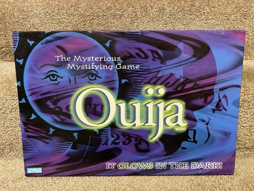 Vintage Ouija Board Glow in the Dark Parker Brothers 1998 USA Mystifying Oracle