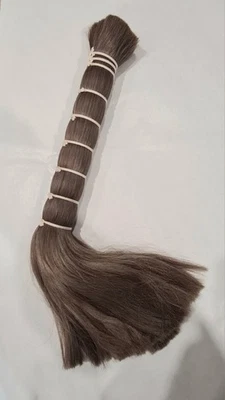 Boudin de Cheveux naturels Chatain Cendré 45 cm - Imagen 1 de 4