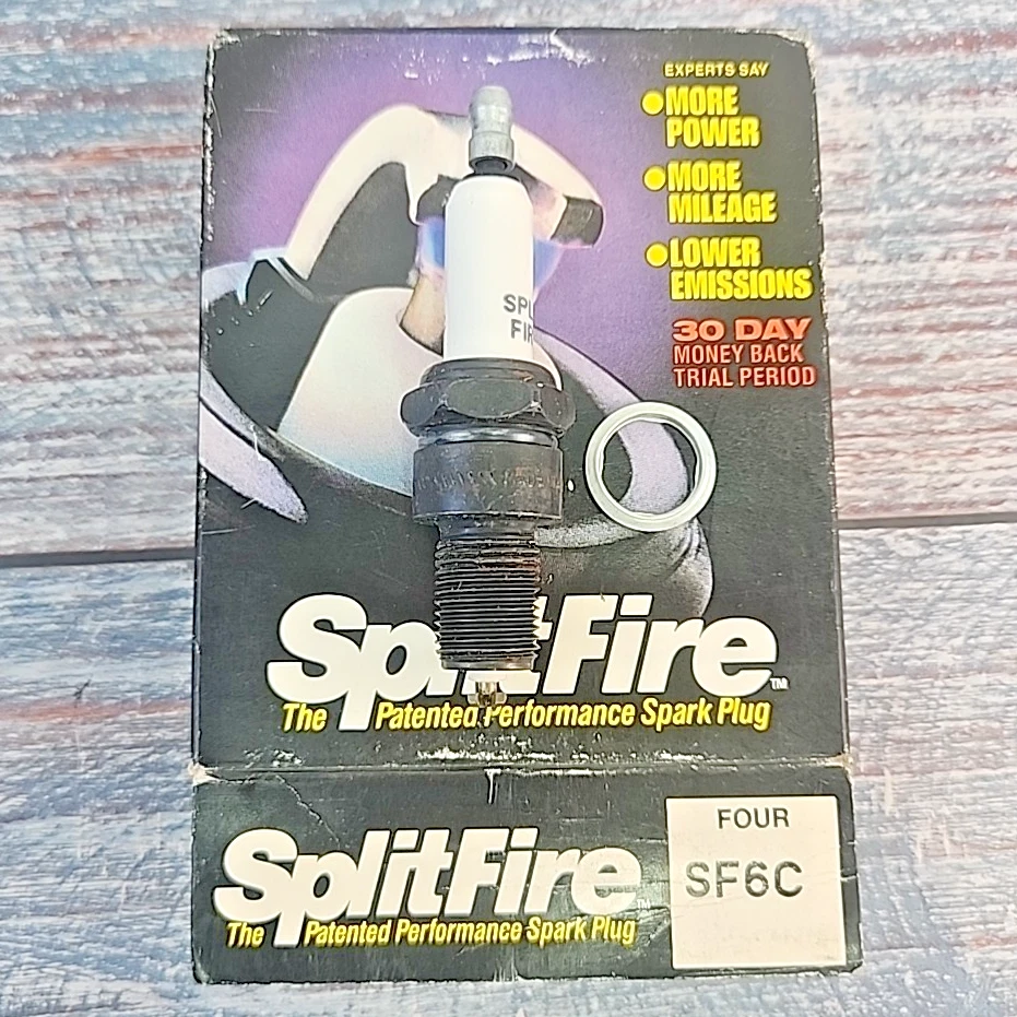 4x Bujías de cobre Splitfire SF6C para Suzuki Swift Volkswagen VW Eurovan Nuevo de Lote Antiguo Foto 3 de 4