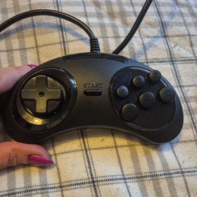 AT Games Sega Mega Drive Classic Mini Games Console with 2 Wired Controllers