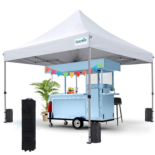 10'x10' Heavy Duty Pop Up Canopy Tent- Easy up Outdoor Commercial Event Canop...