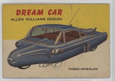 1954 Topps World on Wheels Allen Williams Dream Car #107 g2u