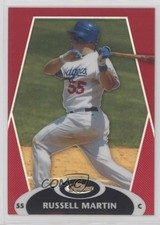 2008 Topps Finest Red Refractor 9/25 Russell Martin #29 08ho