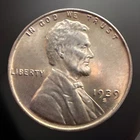 1939-S Lincoln Wheat Cent Penny BU SOLD AS PICTURED *UNCIRCULATED* RED #2753