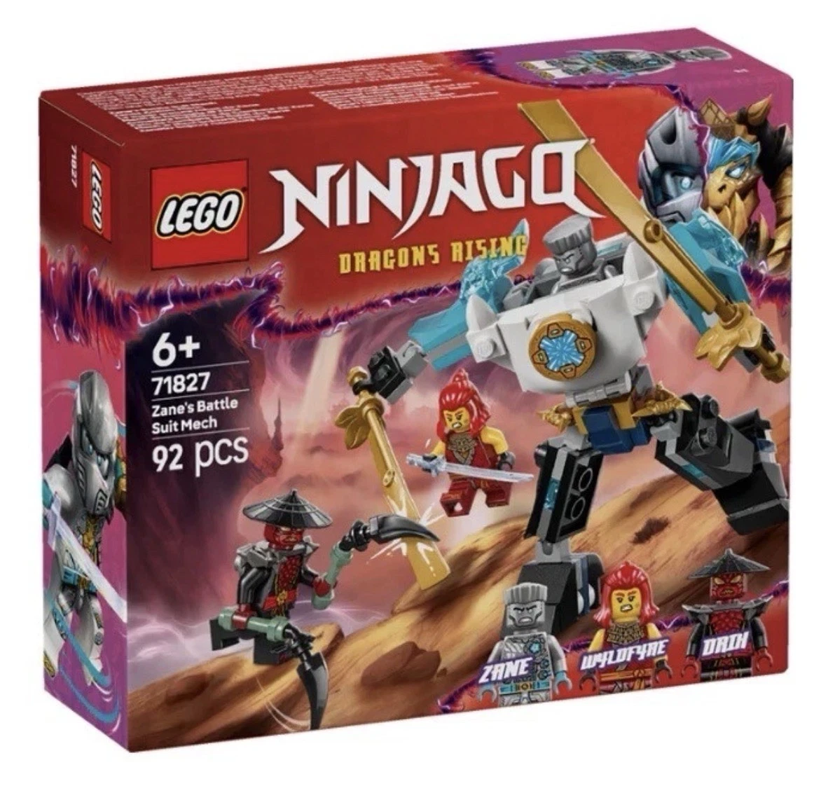 LEGO 71827 Ninjago Zane's Battle Suit Mech BNIB NEW & SEALED*** RETIRED SET Toys