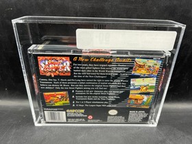 Super Street Fighter II 2 Nintendo SNES VGA 90+ FACTORY SEALED MINT WATA