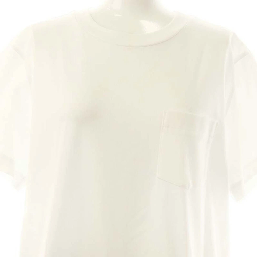 Abito Sacai 24 07401 cotone popeline x jersey pezzo unico switch plissettato 2 usat