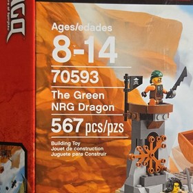 LEGO NINJAGO The Green NRG Dragon 70593 Complete Set 567 pcs Box Minifigures