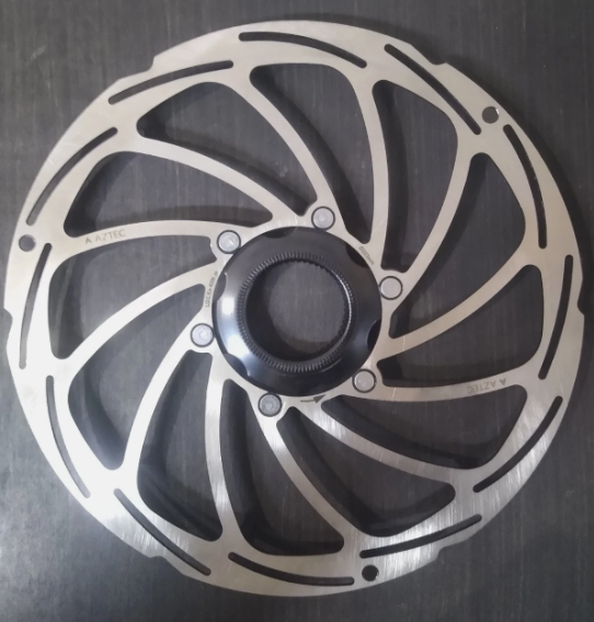 Aztec Centre Lock Bike Stainless Disc Brake Rotor 203mm No Ring PBR4203 - NEW