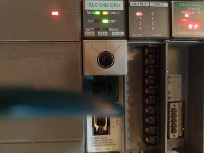 Allen Bradley 1747-L553 /C SLC500 PLC Processor 5/05 Controller FRN C11