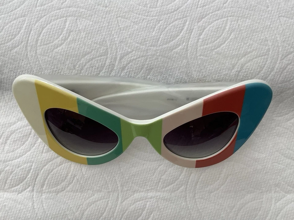 Gafas de sol Linda Farrow Jeremy Scott Cat 3...es/cateye/2 blancas y varios colores Foto 2 de 4
