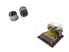 (x2) Wood Ribbon Core for Hammond Multiplex Typewriter Antique Part Vtg Original thumbnail