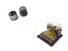 (x2) Wood Ribbon Core for Hammond Multiplex Typewriter Antique Part Vtg Original