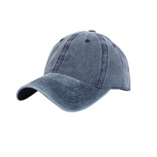US 1 Pcs Classic Baseball Cap Low Profile Hats Adjustable Washed Effect Unisex