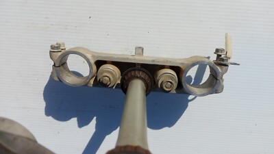 Kawasaki Triple Clamp Steering Stem Set 1989 KX250 Used 44037-1257