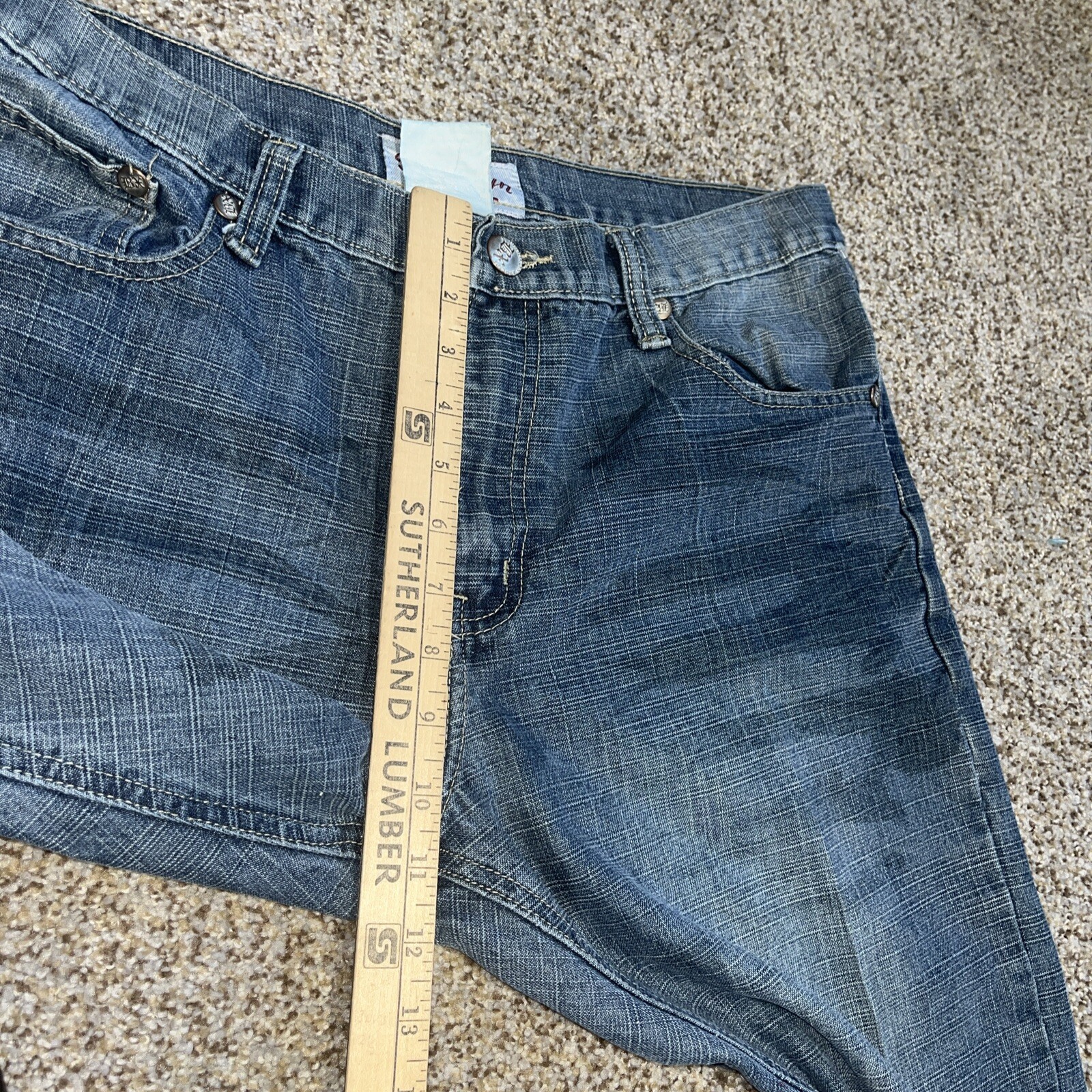Bklyn Brooklyn Express Jeans Men 34/30 (35x29) Zip Fly Medium Wash - View 7