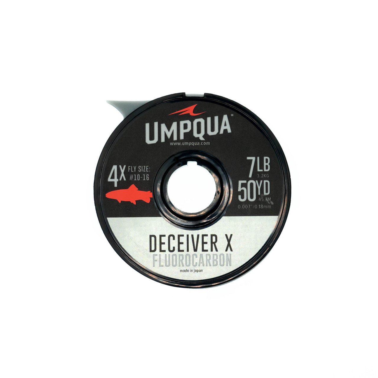 Umpqua Deceiver X Fluorocarbon Fly Fishing Tippet 50Yds 0X 1X 2X 3X 4X 5X 6X 7X