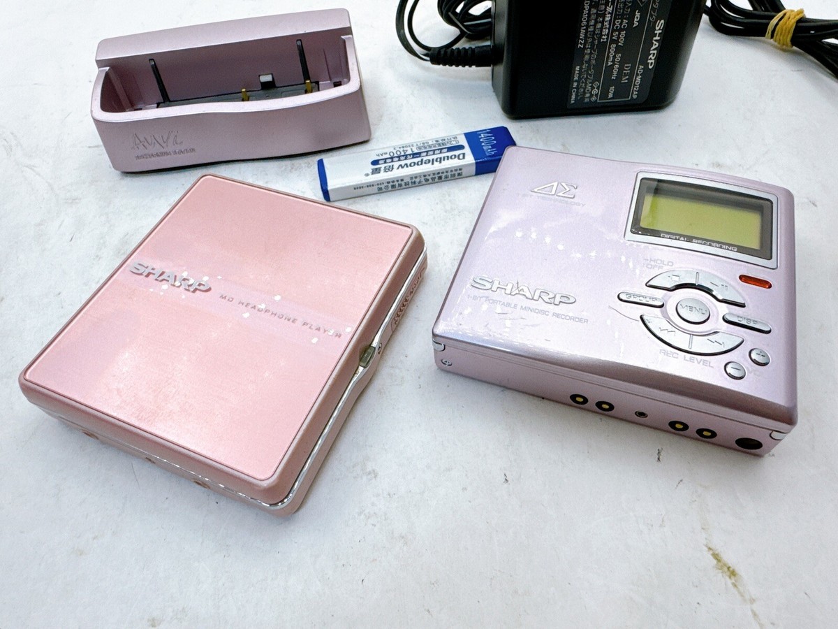 SHARP - 【美品DE完動品】SHARP MD WALKMAN MD-DR7-S SHARP MD-DR7 1BitMD Portable Mini Disc Player Blue Good | eBay