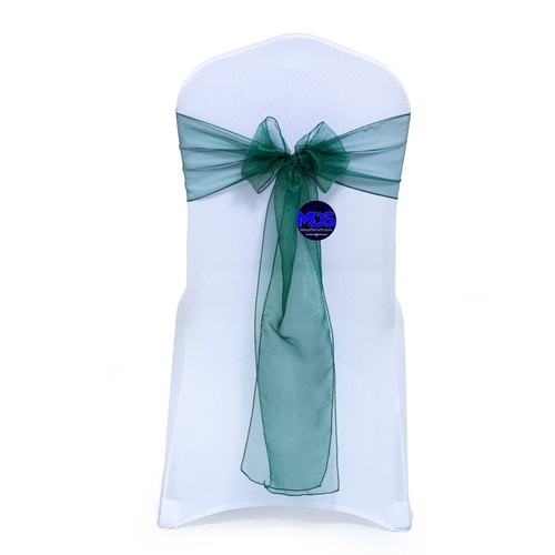 125 Organza Chair Sashes Wider Fuller Bows for wedding party event decoration NW - Picture 9 of 44