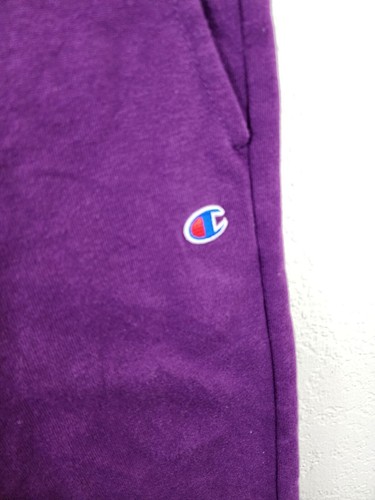 Champion Youth Girls Small Purple Sweatpants Joggers With Pockets - Picture 2 of 6