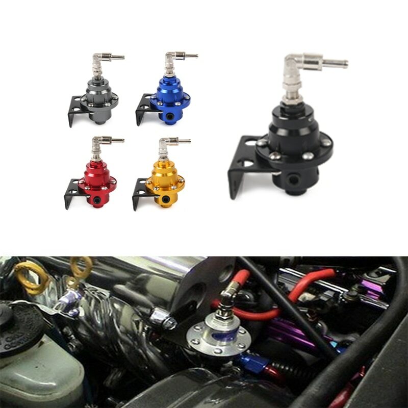 Universal Adjustable Car Fuel Pressure Regulator with Oil Gauge Kit 160