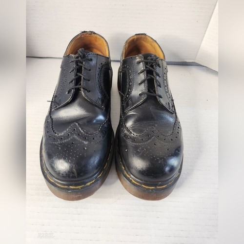 Doc Martens Budapester 3989/34 Hergestellt in England Herren Größe US 5 Schwarz - Bild 3 von 14