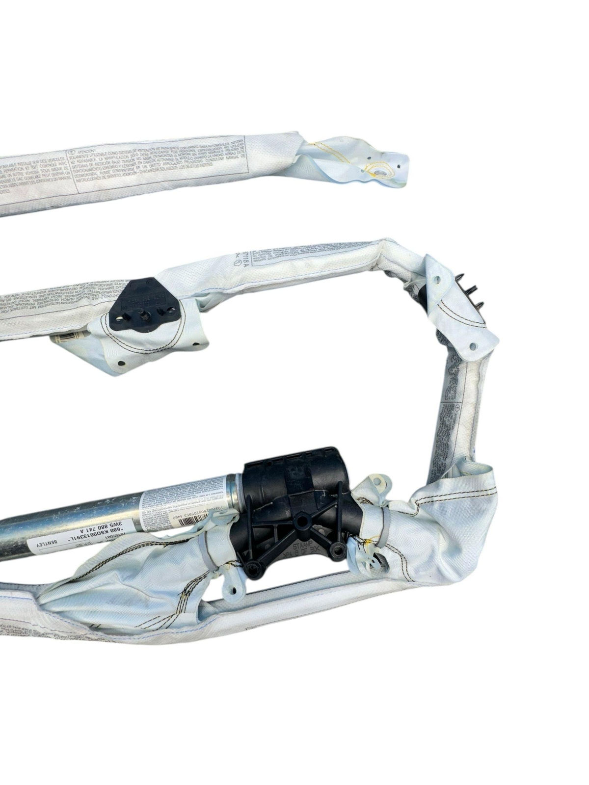 2006-2012 BENTLEY CONTINENTAL GT LH & RH ROOF OVERHEAD CURTAIN AIR BAG SET (2)