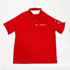 Alleson Athletic MV Mountain VIsta Bearcats Gameday Polo Shirt Men's Large Red