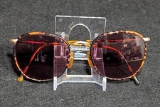 Vintage Giorgio Armani 141 732 Tortoise Sunglasses 52-20-145 Italy Brown Lens