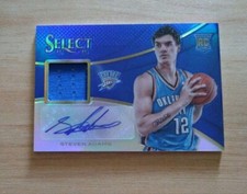 2013-14 Panini Select Steven Adams Thunder RC Patch Auto /49 #10 SP RPA
