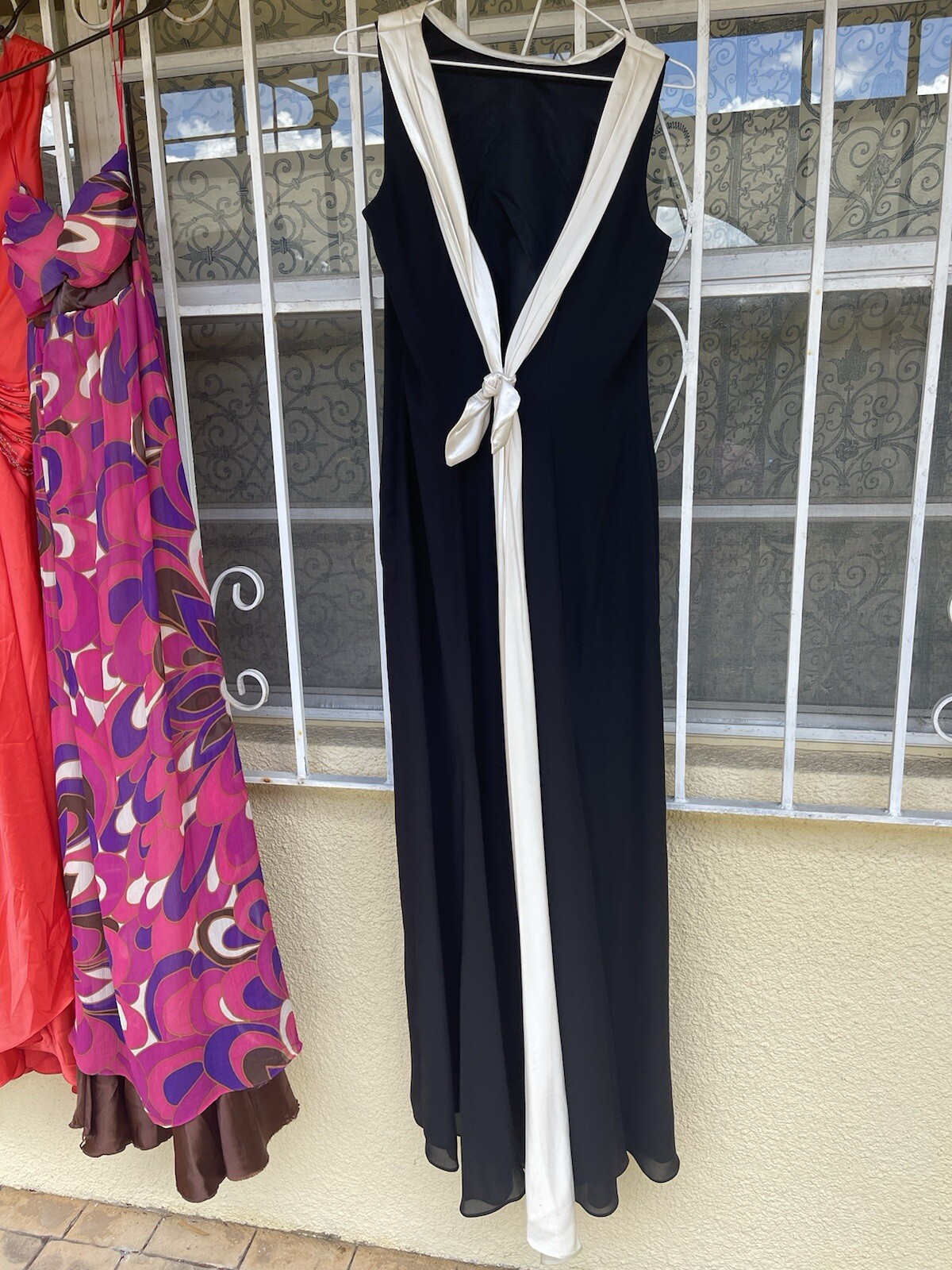 Women’s Evening Gown Lot/Silk /Chiffon Beads /Cre… - image 5