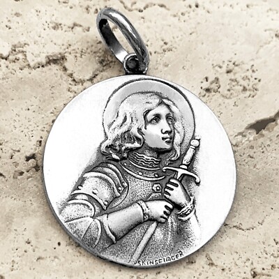 Necklace Joan Of Arc Bracelet Joan Of Arc Medal French Antique