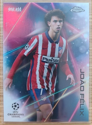 JOAO FELIX 2020-21 TOPPS CHROME UEFA STEVE AOKI NEON LAZERS INSERT #NL-10