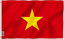 Anley Fly Breeze 3x5 Feet North Vietnam Flag - North Vietnamese Flags Polyester