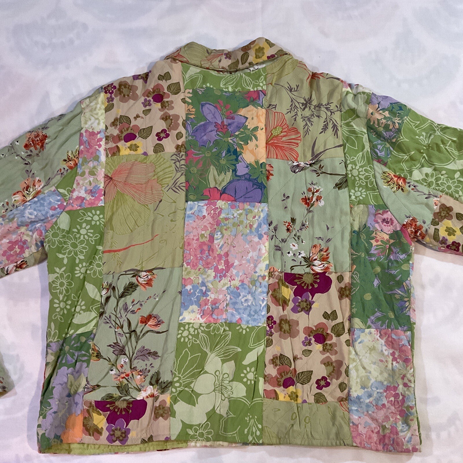 Casual Studio Women's Jacket Green Patchwork Colo… - image 11