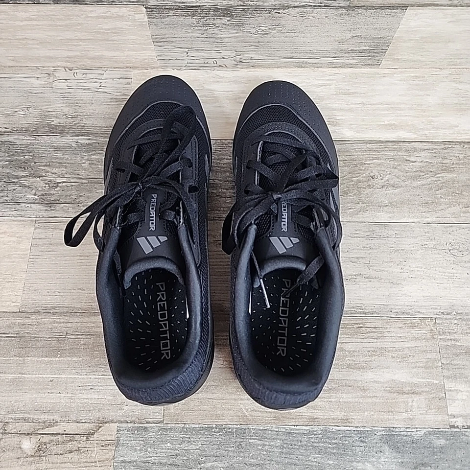 Adidas Predator 24 Club Interior Negro Zapatos de Fútbol para Hombres Talla 10.5 Negro (usado 1x) Foto 4 de 4