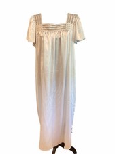 Barbizon Full Length Sm M Vtg Gown Square Neck Ruffle Sleeves Feminine Romantic