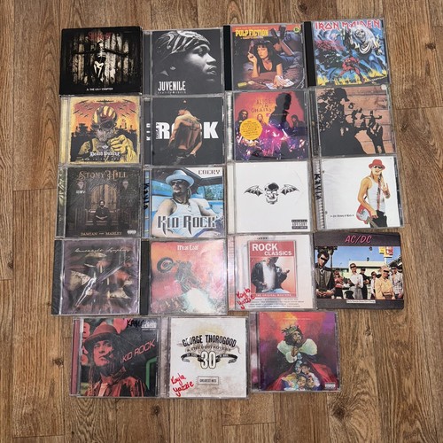 Lot Of 19 Rap/Pop/Rock Cds 90s Y2K 2000s Kid Rock Avenged Sevenfold