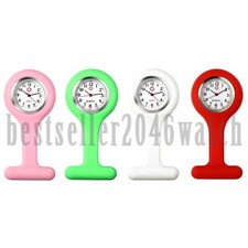 Silicone Nurse Watch Cover Tunic Brooch Fob Pocket Quartz Movement Fob Case