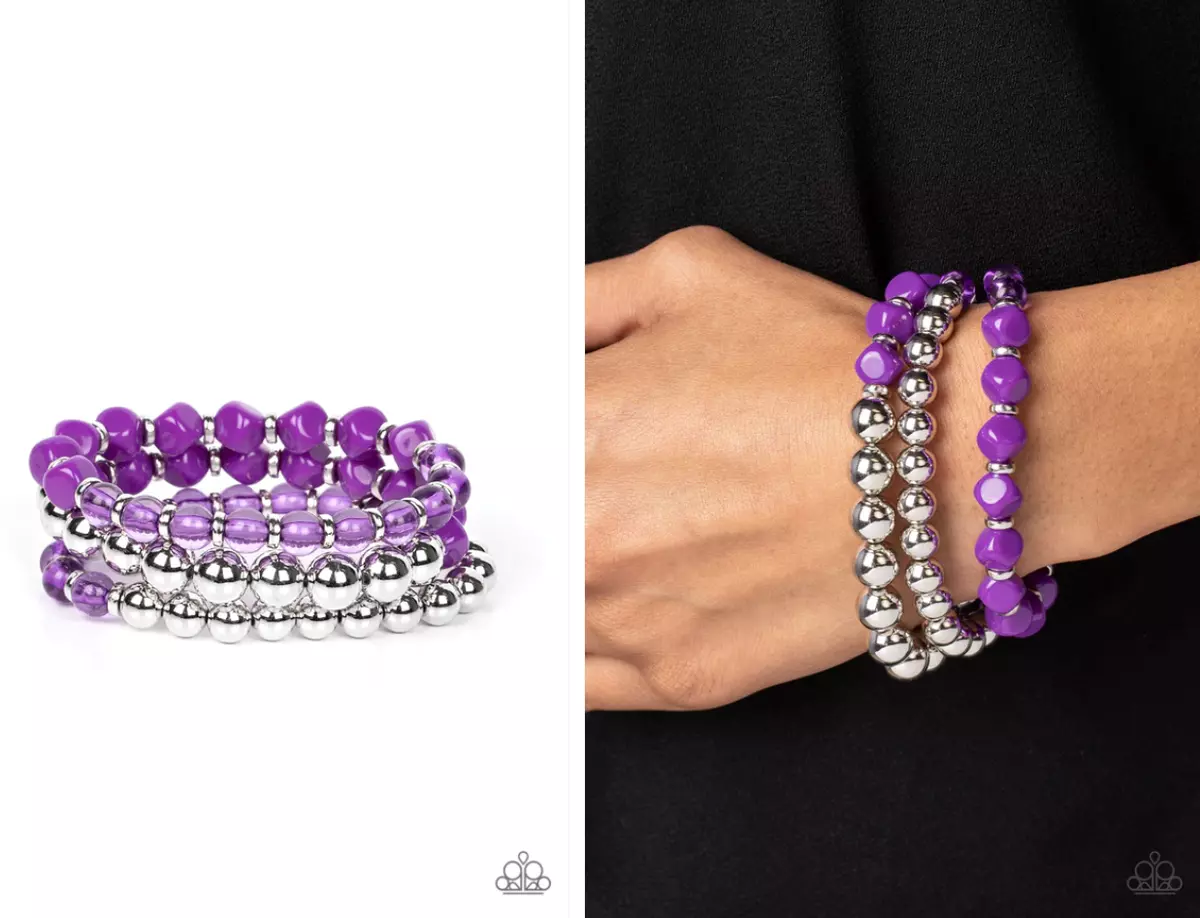 Paparazzi purple best sale bracelet