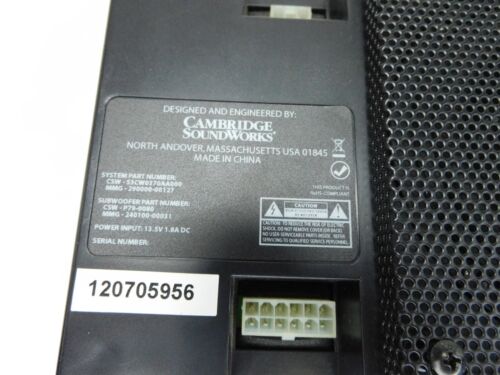 Cambridge SoundWorks / Slot Machine Audio Speaker Sub-Woofer / MMG-290000-00127 - Picture 2 of 7