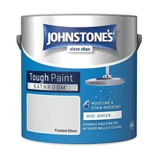 Johnstones BATHROOM Mid Sheen Paint For Walls  Ceilings  2.5L  All Colours