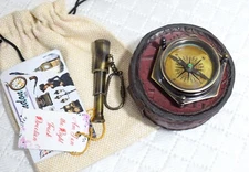 "High-Quality Brass Hexa Compass with Superior Accuracy and Unique Geometric.