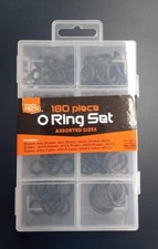 180 Pcs Tool Tech Assorted Sizes Rubber O-Ring Kit Plumbing Air Gas