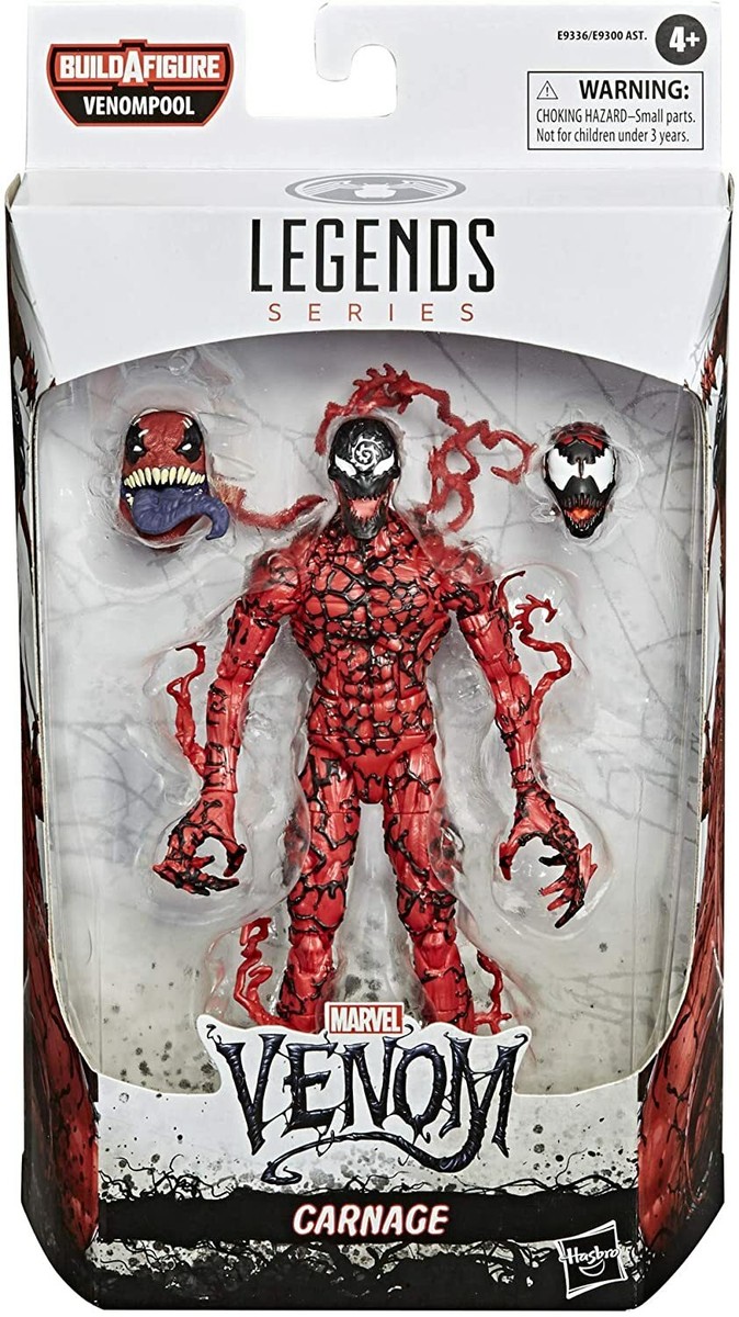 Marvel Legends Venom Series Carnage Venompool BAF 6” Action Figure