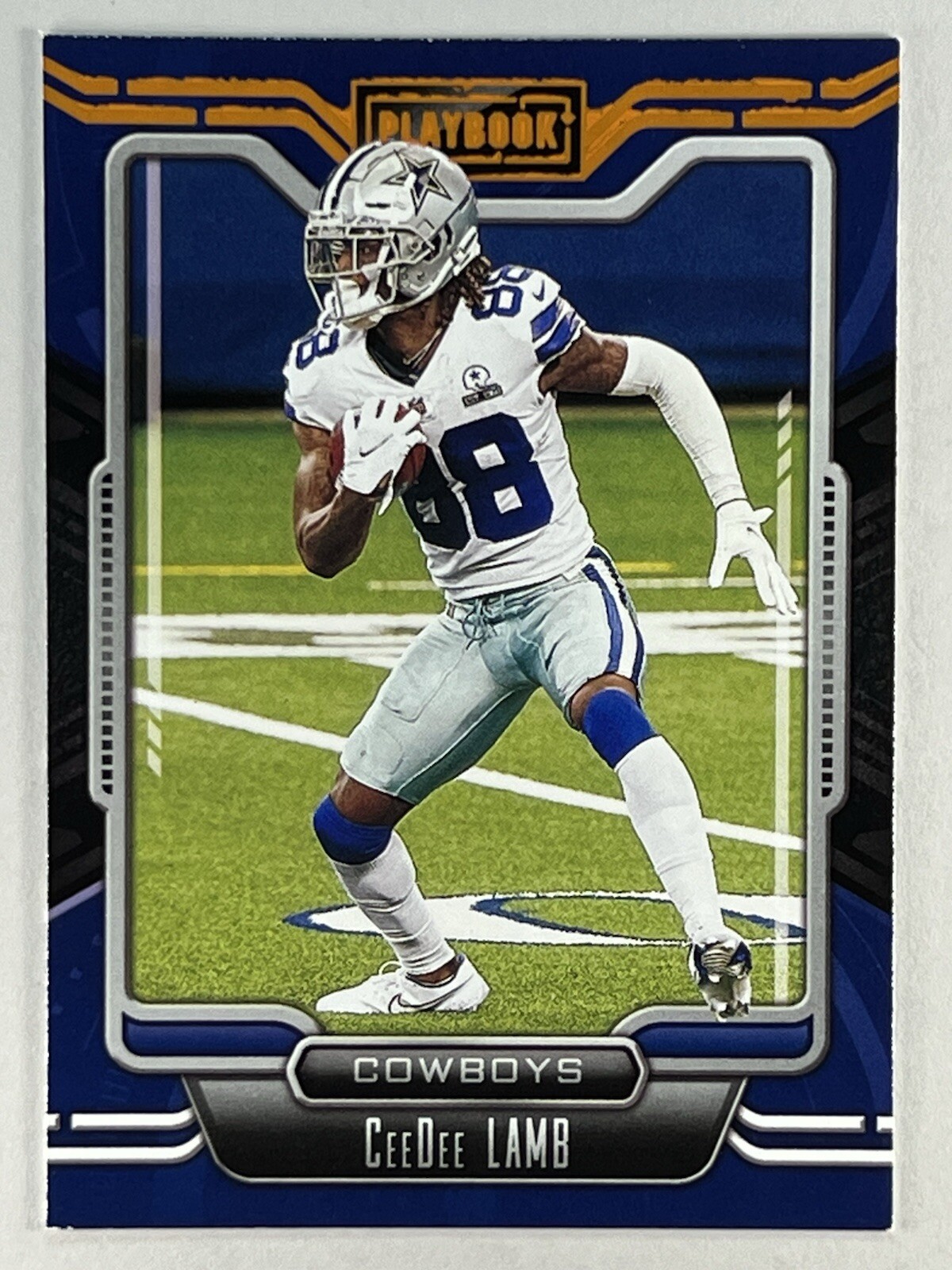 CeeDee Lamb 2021 Panini Playbook - Orange #25 Dallas Cowboys