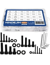 1060PCs  Sizes Metric + SAE Set Screw Assortment Kit Internal Hex