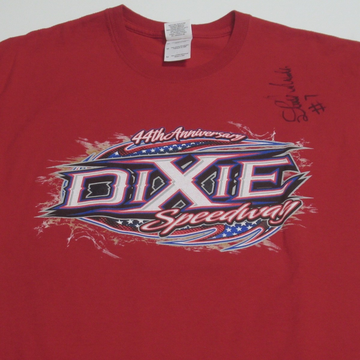 Vintage Dixie Speedway T-Shirt 44th Anniversary Late Model Racing