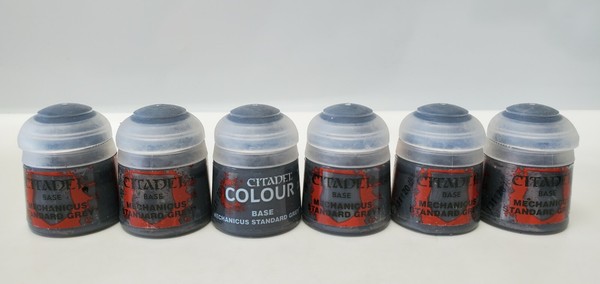 Citadel Base Mechanicus Standard Grey 6 X 12Ml/18.35Eur (100Ml/25.48Eur)-image